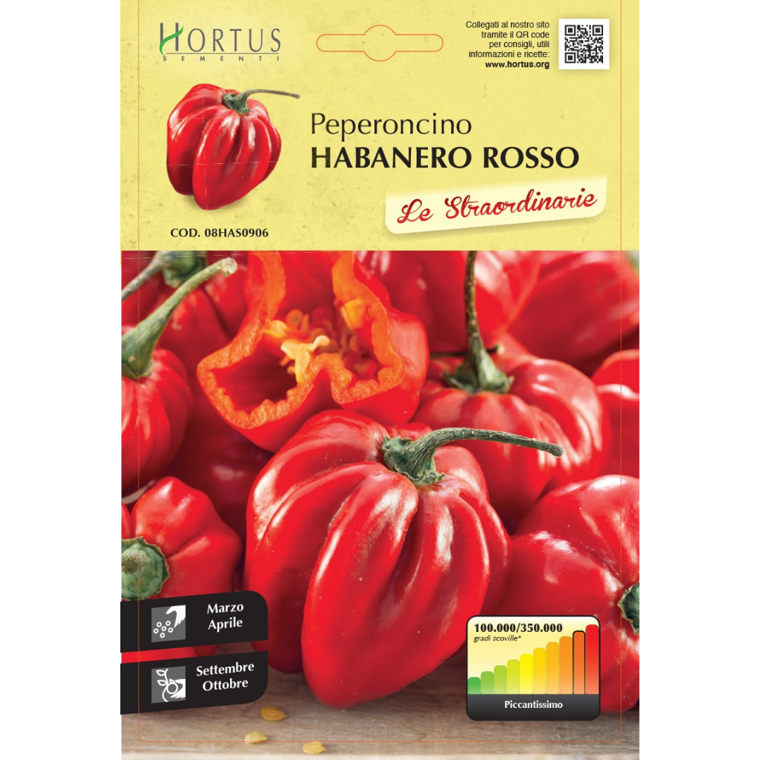 Hortus Organic Red Habanero Pepper