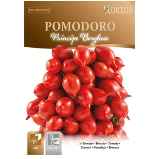 Hortus Pomodoro Principe Borghese Tomato 1gm