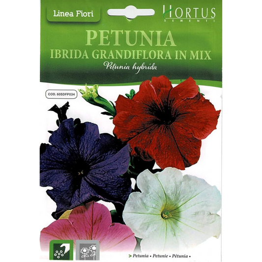 HORTUS PETUNIA GRANDIFLORA MIX 0.02 GRAMS