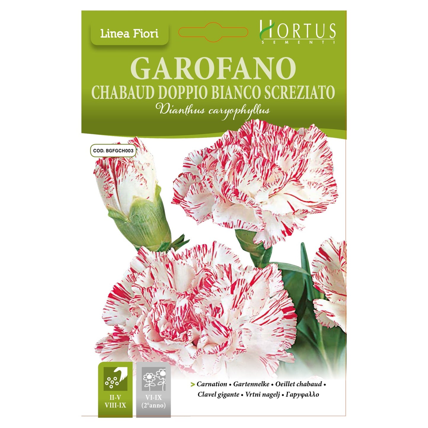 HORTUS CARNATION DOUBLE MIX 0.20 GRAMS